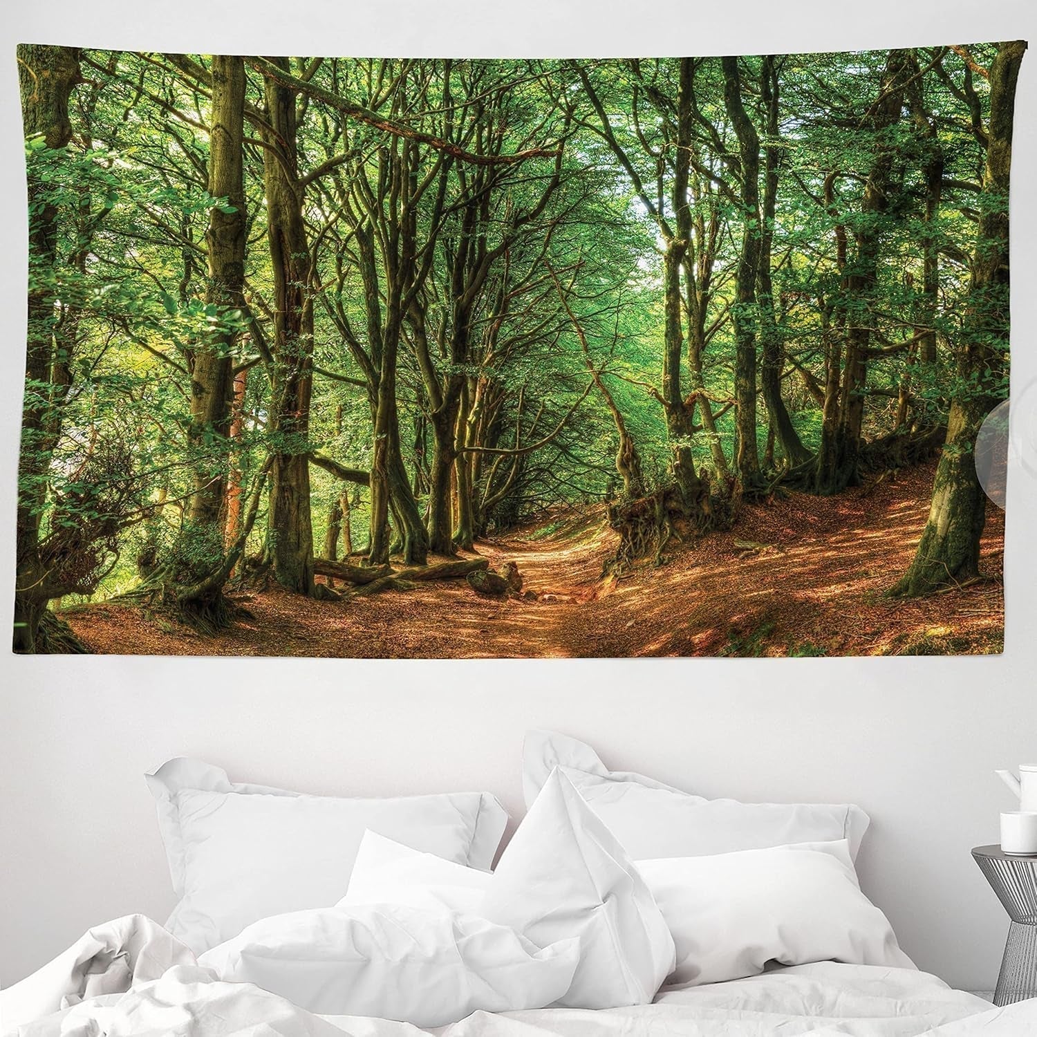 Arazzo abakuhaus Wanderlust mappa degli animali del mondo dei cartoni animati - Naty Shop