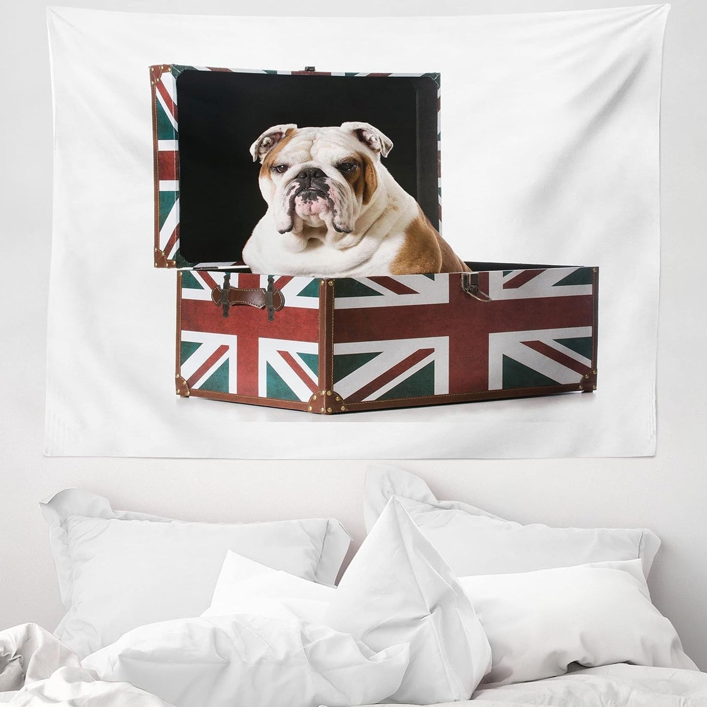 Arazzo abakuhaus Wanderlust mappa degli animali del mondo dei cartoni animati - Naty Shop