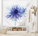 Arazzo Abakuhaus Wanderlust Disegni di mappe del mondo animale Home - Accessori e decorazioni Naty Shop Blu Navy Bianco 230L X 140B Cm