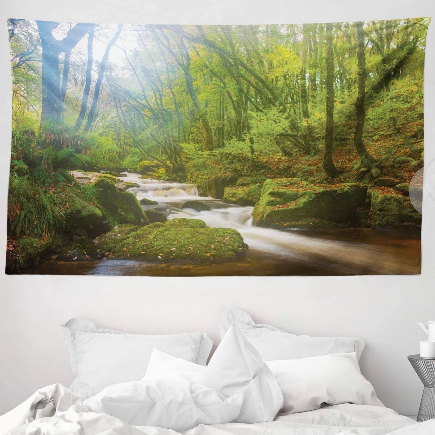 Arazzo abakuhaus Wanderlust mappa degli animali del mondo dei cartoni animati - Naty Shop