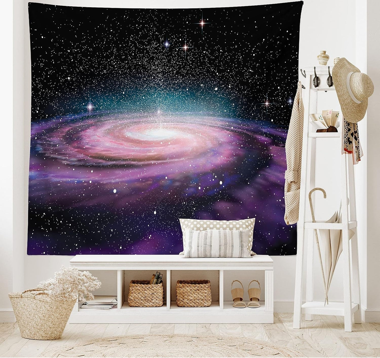 Arazzo abakuhaus Wanderlust mappa degli animali del mondo dei cartoni animati - Naty Shop