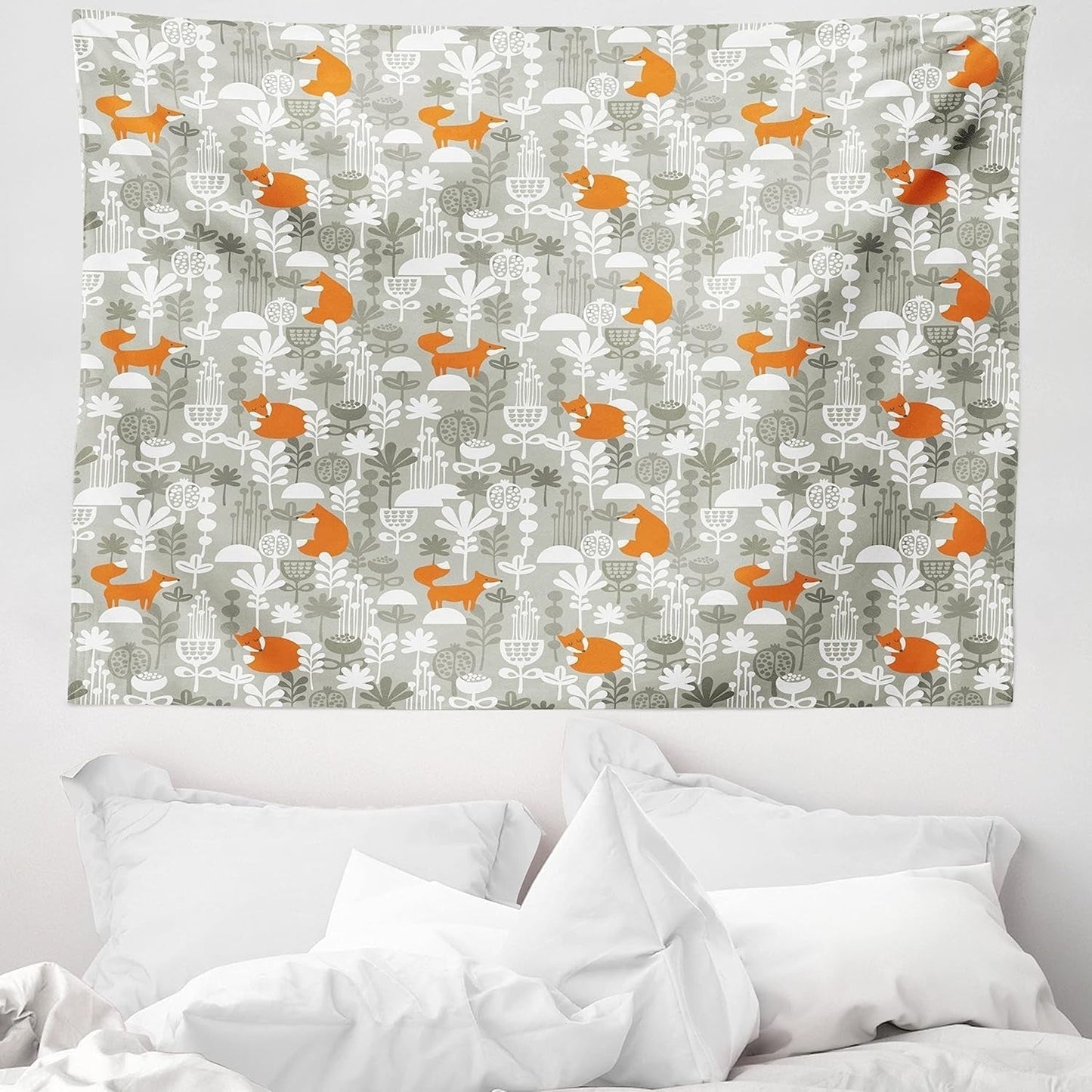 Arazzo abakuhaus Wanderlust mappa degli animali del mondo dei cartoni animati - Naty Shop