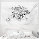Arazzo abakuhaus Wanderlust mappa degli animali del mondo dei cartoni animati - Naty Shop