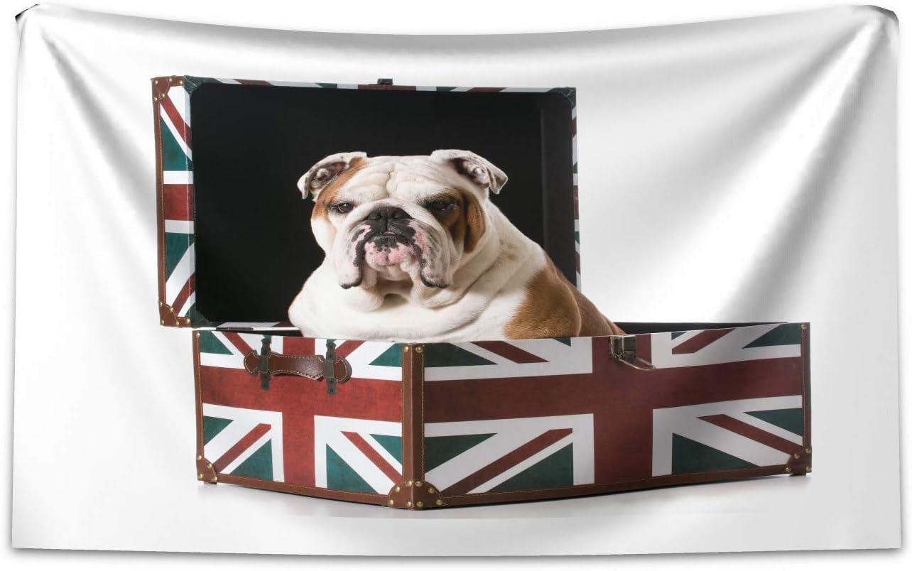 Arazzo abakuhaus Wanderlust mappa degli animali del mondo dei cartoni animati - Naty Shop