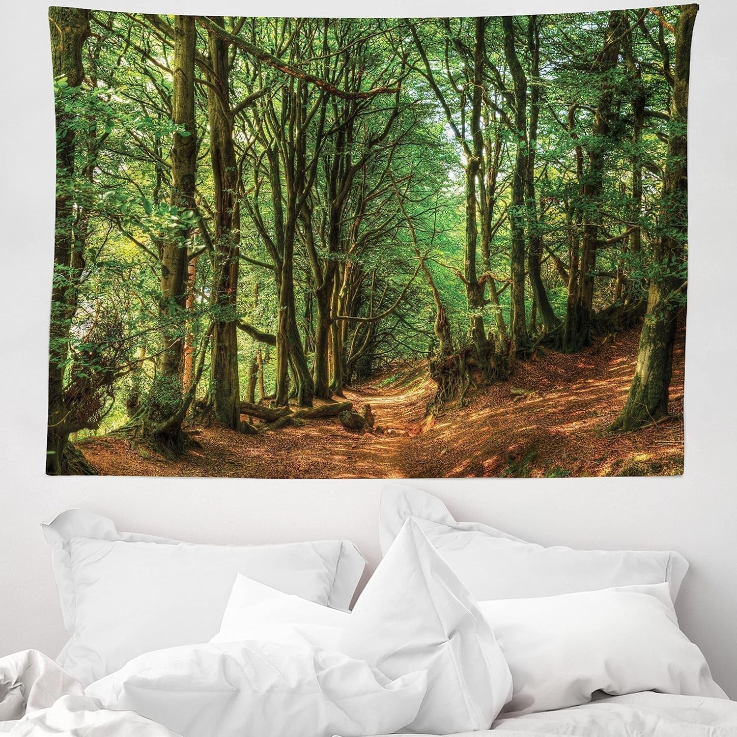 Arazzo abakuhaus Wanderlust mappa degli animali del mondo dei cartoni animati - Naty Shop