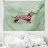 Arazzo Abakuhaus Wanderlust Animale Mappa del Mondo Disegni Home - Accessori e Decorazioni Naty Shop Teal 150L X 110B Cm