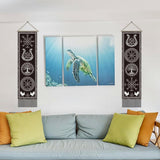 Arazzo artigianale vichingo simbolo albero della vita rune Casa - Accessori e Decorazioni Naty Shop