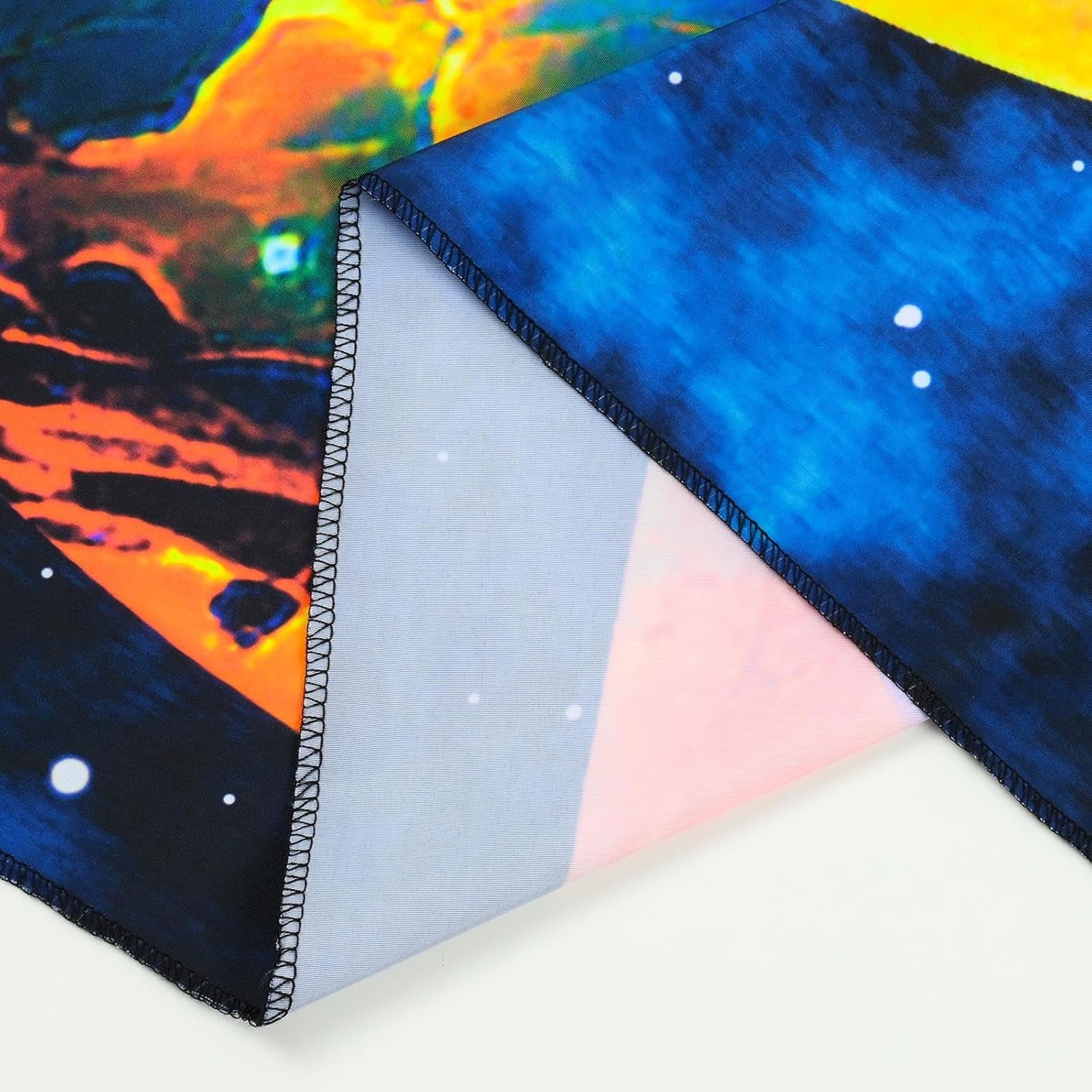 Arazzo alishomtll luce nera astronauta fungo fluorescente botanico Casa - Accessori e Decorazioni Naty Shop