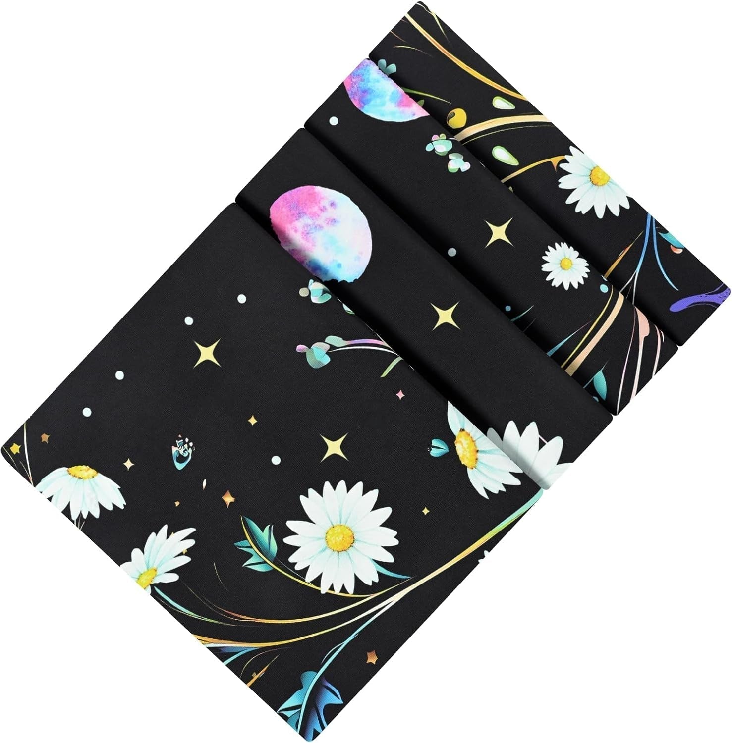 Arazzo alishomtll farfalla fasi lunari floreale margherita nero Home - Accessori e Decorazioni Naty Shop