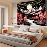 Arazzo alishomtll scena di montagna luna foresta montagne Home - Accessori e decorazioni Naty Shop