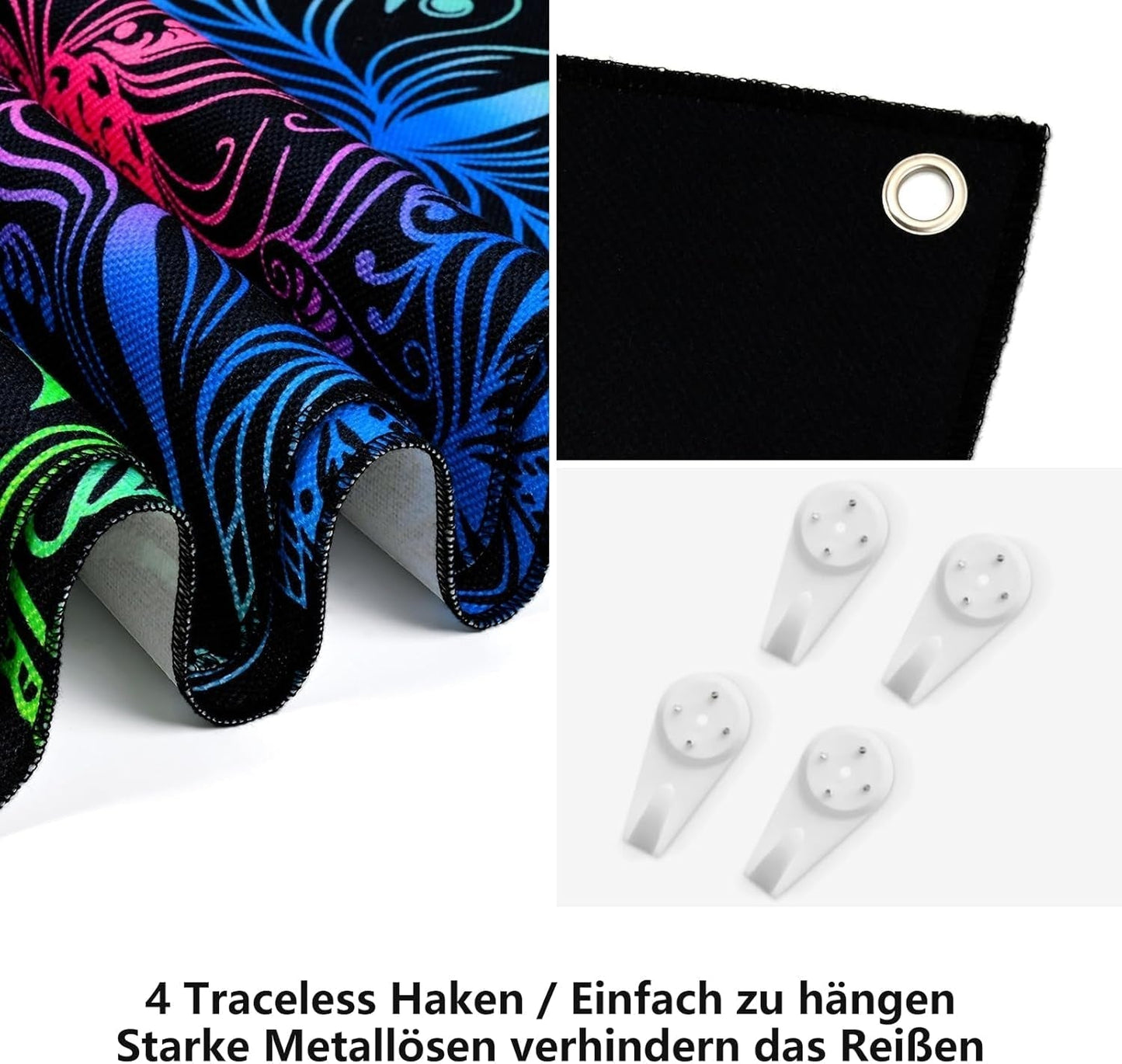 Arazzo alishomtll pack mandala reattivo bohémien verticale Home - Accessori e Decorazioni Naty Shop
