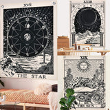 Arazzo alishomtll tarocchi set sole luna stelle Home - Accessori e Decorazioni Naty Shop