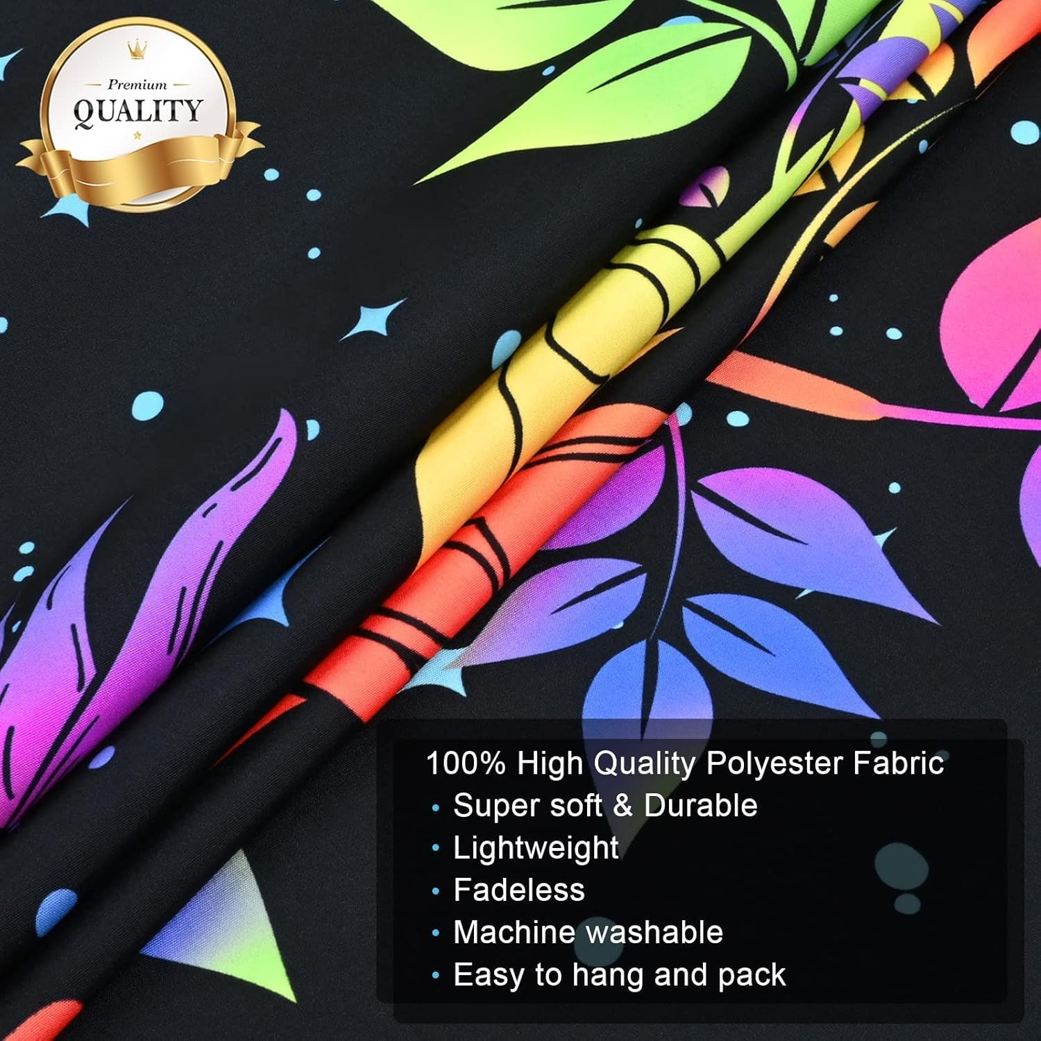 Arazzo alishomtll albero della vita fluorescente sole e luna Casa - Accessori e Decorazioni Naty Shop