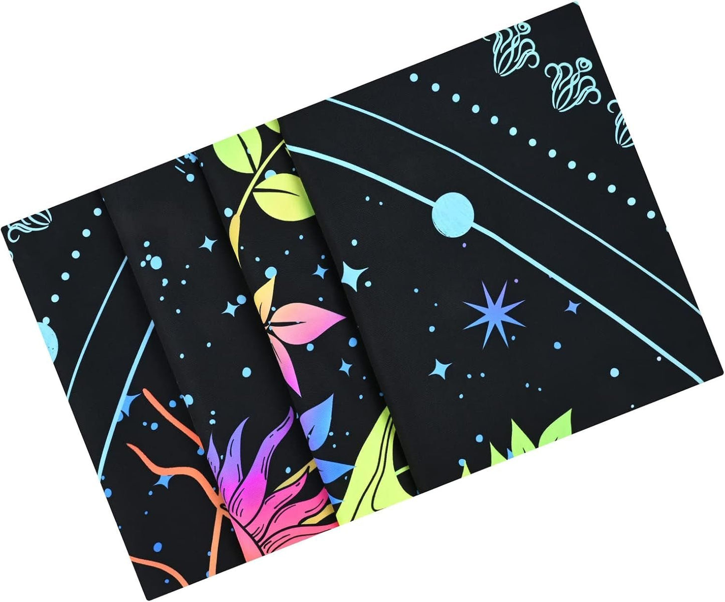 Arazzo alishomtll albero della vita fluorescente sole e luna Casa - Accessori e Decorazioni Naty Shop