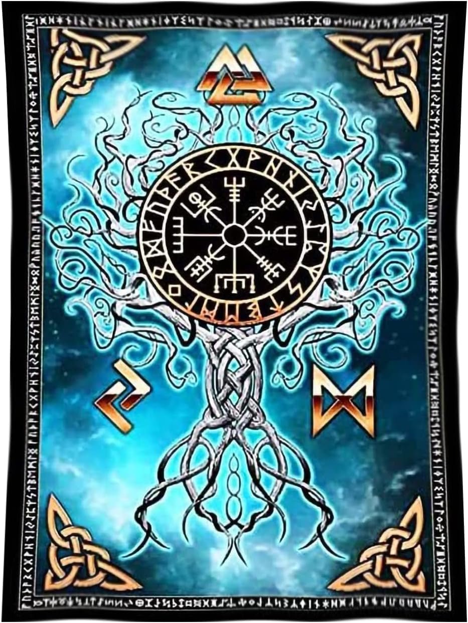 Arazzo d'arte nordica vichinga Viking Home - Accessori e decorazioni Titolo predefinito di Naty Shop