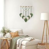 Arazzo arazzo astnico intrecciato con foglie verdi Home - Accessori e Decorazioni Naty Shop