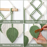 Arazzo arazzo astnico intrecciato con foglie verdi Home - Accessori e Decorazioni Naty Shop