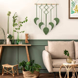 Arazzo arazzo astnico intrecciato con foglie verdi Home - Accessori e Decorazioni Naty Shop