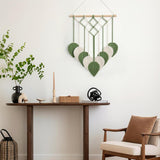 Arazzo arazzo astnico intrecciato con foglie verdi Home - Accessori e Decorazioni Naty Shop