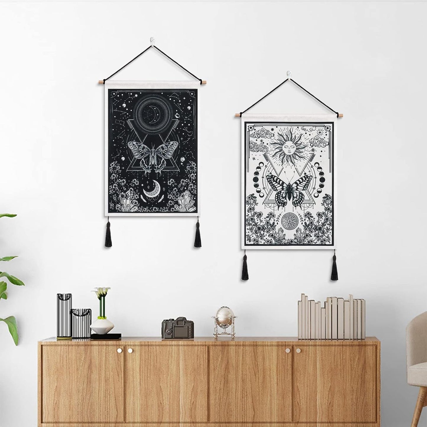 Arazzo betylfoy pezzi piccoli arazzi paillettes sole luna Home - Accessori e Decorazioni Naty Shop