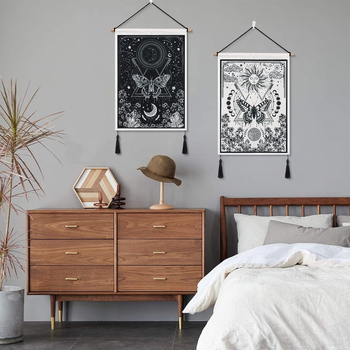 Arazzo betylfoy pezzi piccoli arazzi paillettes sole luna Home - Accessori e Decorazioni Naty Shop
