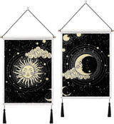 Arazzo betylfoy pezzi piccoli arazzi paillettes sole luna Home - Accessori e Decorazioni Naty Shop Sun