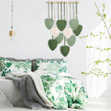 Arazzo betylfoy perline legno foglie verdi Home - Accessori e Decorazioni Naty Shop