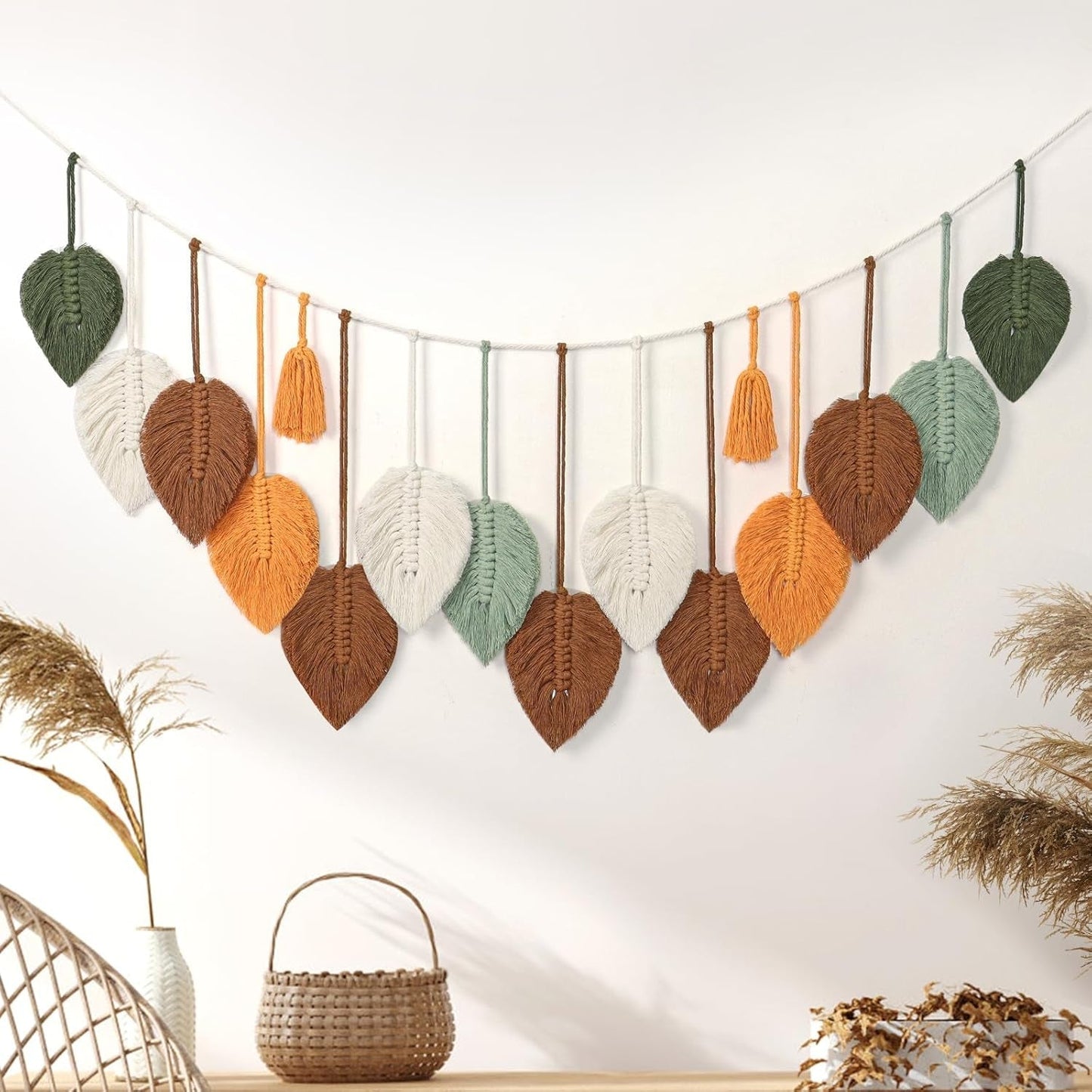 Arazzo betilfoy da parete grande foglia decorativa Home - Accessori e Decorazioni Naty Shop Arancione