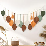 Arazzo betilfoy da parete grande foglia decorativa Home - Accessori e Decorazioni Naty Shop Arancione