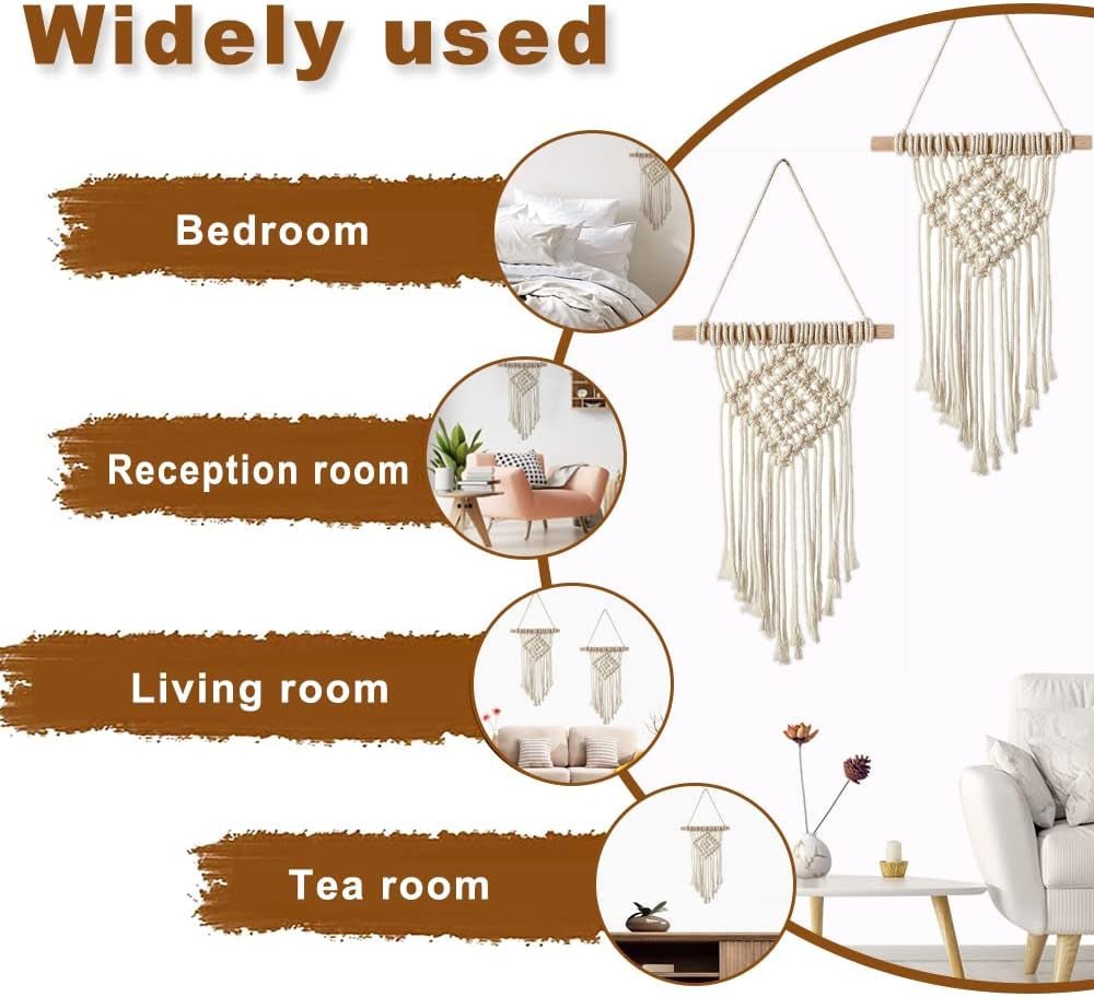 Pezzo di arazzo appeso tessuto a mano chic Home - Accessori e decorazioni Naty Shop