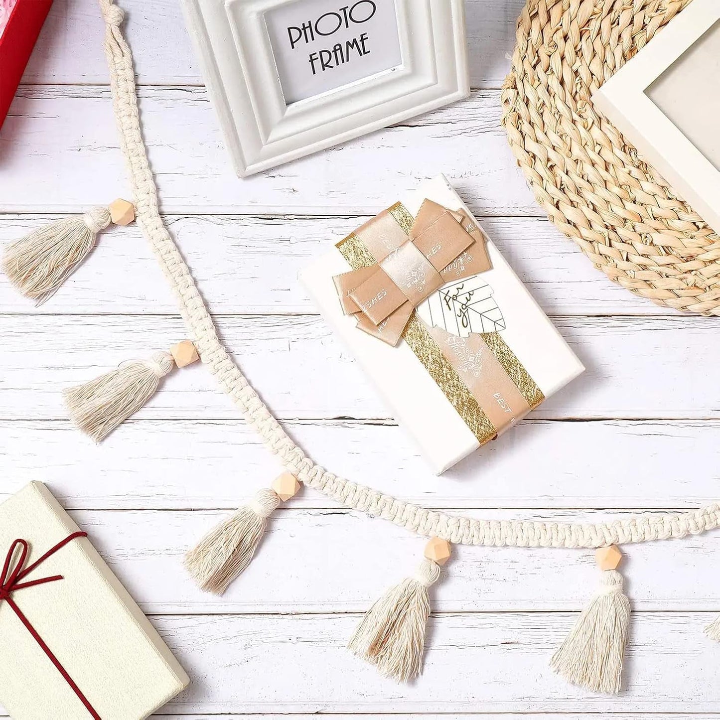 Pezzi di arazzo frange ghirlanda banner tessuti di cotone Home - Accessori e Decorazioni Naty Shop