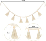 Pezzi di arazzo frange ghirlanda banner tessuti di cotone Home - Accessori e Decorazioni Naty Shop