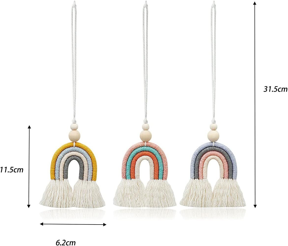 Arazzo pezzi tessuti a mano arcobaleno14 cameretta dei bambini parete arcobaleno14 casa arcobaleno - Accessori e Decorazioni Naty Shop