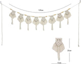 Arazzo in cotone con nappe tessute banner piatto Home - Accessori e Decorazioni Naty Shop