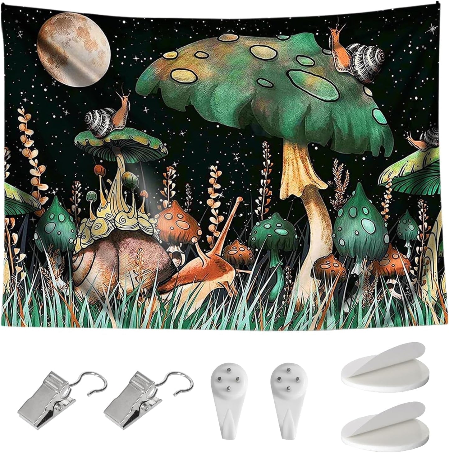 Arazzo funghi della giungla appesi lumache della foresta Home - Accessori e Decorazioni Naty Shop