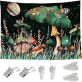 Arazzo funghi della giungla appesi lumache della foresta Home - Accessori e Decorazioni Naty Shop