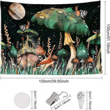 Arazzo funghi della giungla appesi lumache della foresta Home - Accessori e Decorazioni Naty Shop
