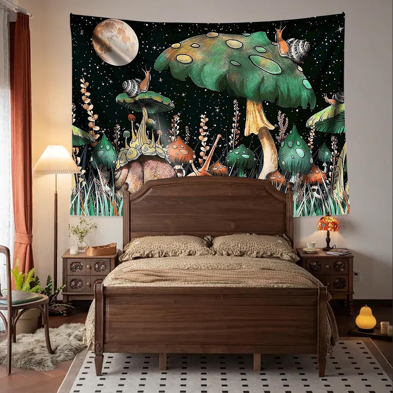 Arazzo funghi della giungla appesi lumache della foresta Home - Accessori e Decorazioni Naty Shop