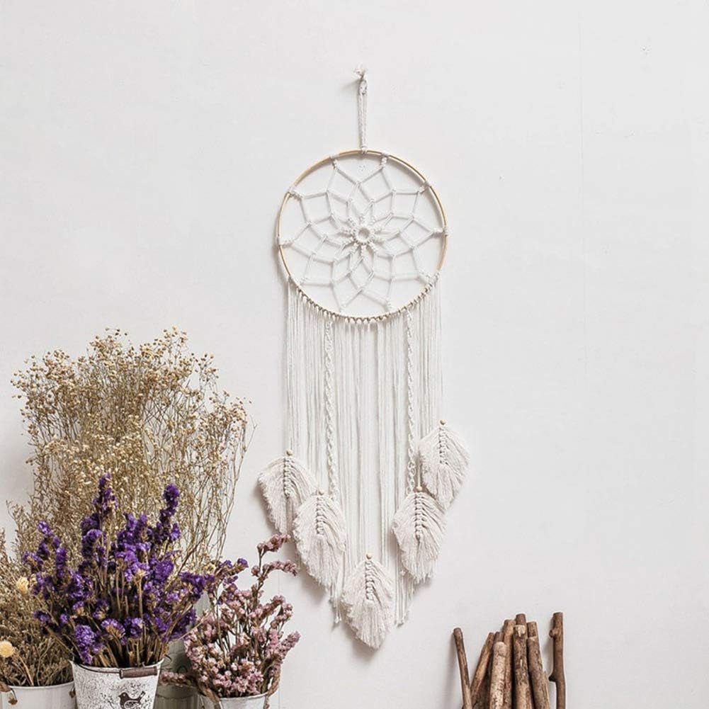 Arazzo decorativo acchiappasogni tessuto bianco decorazione da parete Casa - Accessori e Decorazioni Naty Shop
