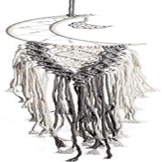 Arazzo decorativo acchiappasogni tessuto bianco decorazione da parete Home - Accessori e Decorazioni Naty Shop Luna grigio