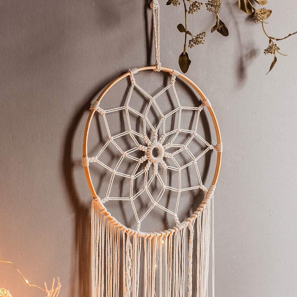 Arazzo decorativo acchiappasogni tessuto bianco decorazione da parete Casa - Accessori e Decorazioni Naty Shop