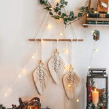 Arazzo decorativo acchiappasogni tessuto bianco decorazione murale Home - Accessori e Decorazioni Naty Shop Foglio arch