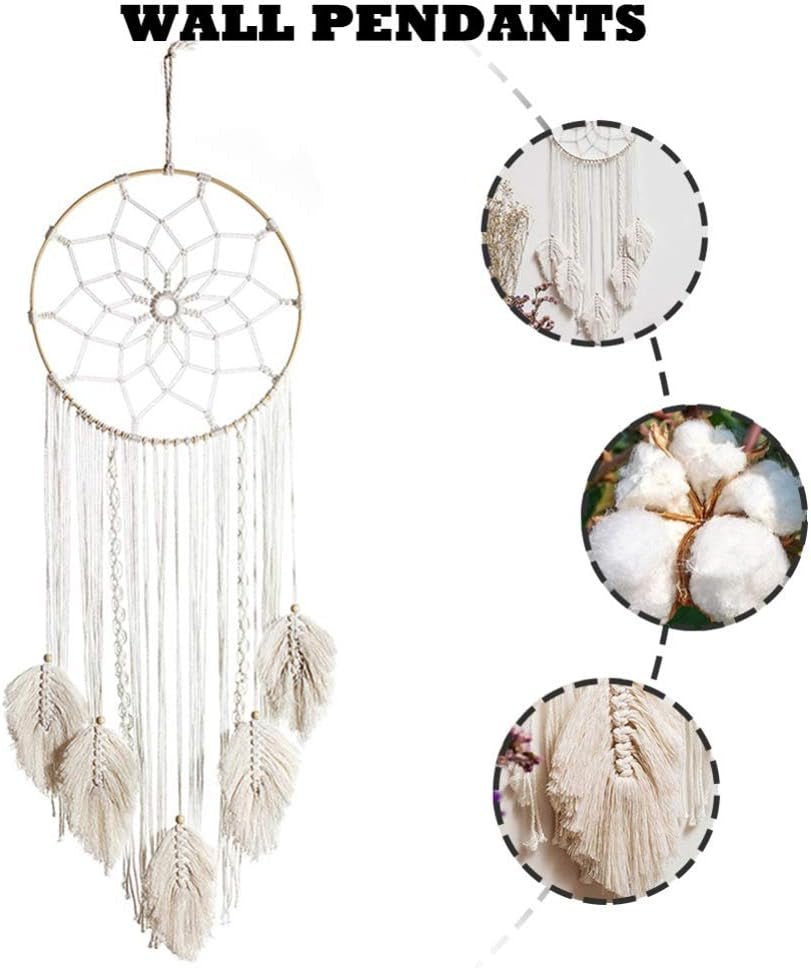 Arazzo decorativo acchiappasogni tessuto bianco decorazione da parete Casa - Accessori e Decorazioni Naty Shop