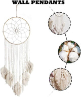 Arazzo decorativo acchiappasogni tessuto bianco decorazione da parete Casa - Accessori e Decorazioni Naty Shop