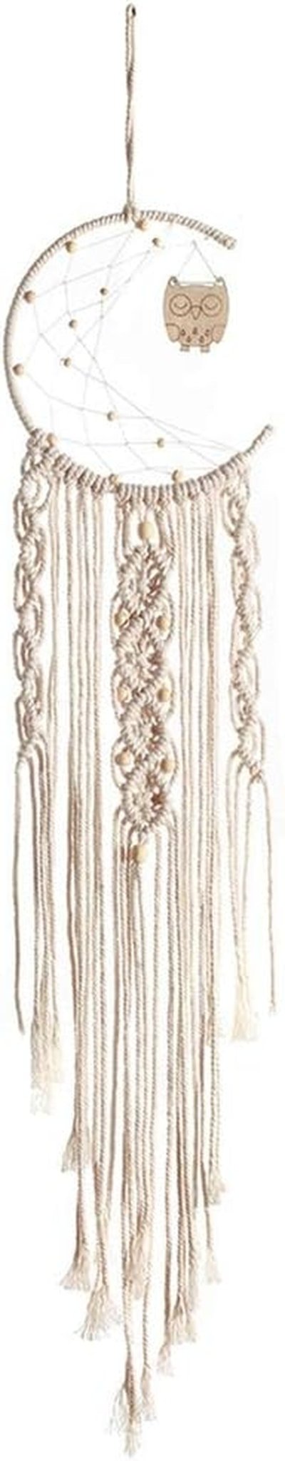 Arazzo decorativo acchiappasogni tessuto bianco decorazione da parete Casa - Accessori e Decorazioni Naty Shop Gufo della foresta