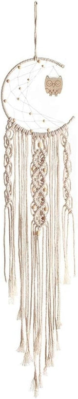 Arazzo decorativo acchiappasogni tessuto bianco decorazione da parete Casa - Accessori e Decorazioni Naty Shop Gufo della foresta