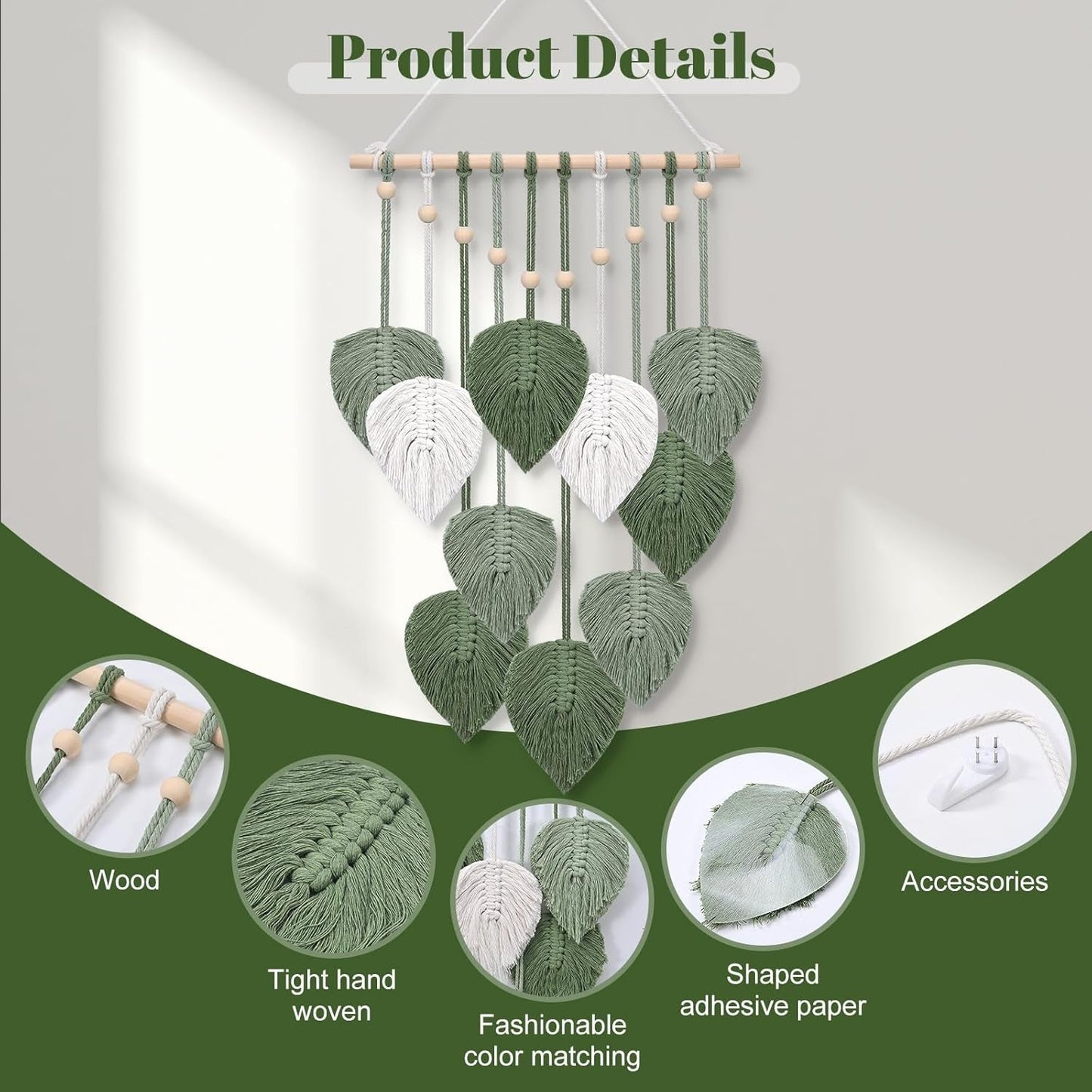 Arazzo decorativo verde per la cameretta dei bambini Casa - Accessori e Decorazioni Naty Shop