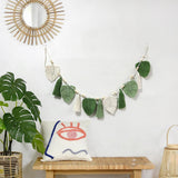 Arazzo decorativo con foglie intrecciate e frange chic Home - Accessori e Decorazioni Naty Shop