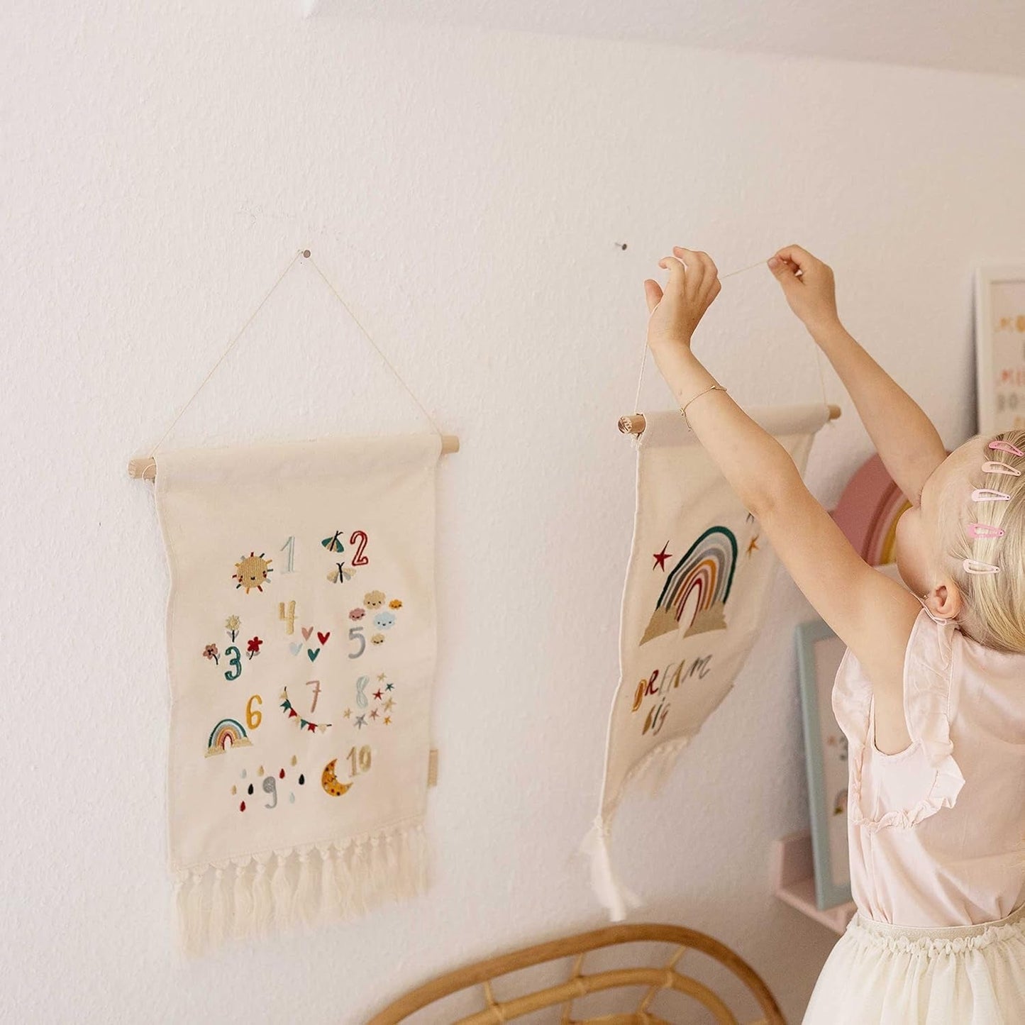 Arazzo drago di carta per bambini e bambine della cameretta dei tessuti Casa - Accessori e Decorazioni Naty Shop