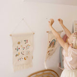 Arazzo drago di carta per bambini e bambine della cameretta dei tessuti Casa - Accessori e Decorazioni Naty Shop